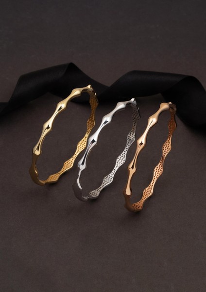 Kemik Model 14 Ayar Sarı Altın Kelepçe fırsatları