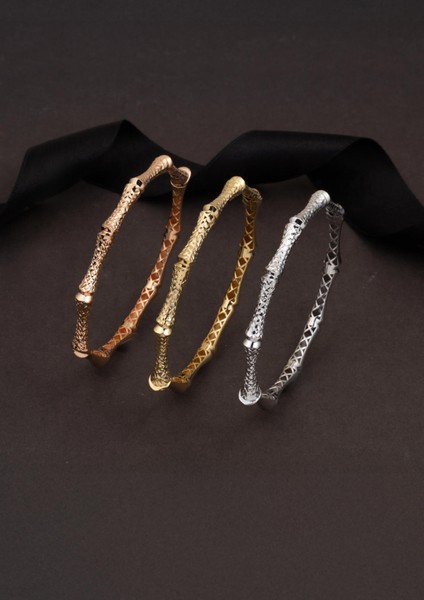 Beyaz Altın Işıltılı Kelepçe Bileklik 14 Ayar fırsatları