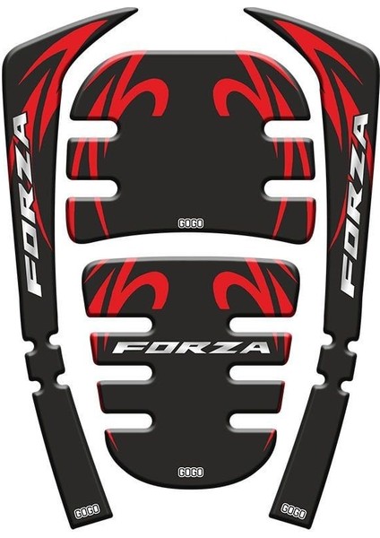 Honda Forza 2021 - 2024 Uyumlu Tank Pad 005