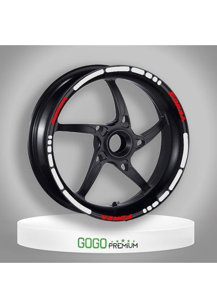 Reflektör Beyaz I Honda Forza Uyumlu 1 Set Jant Şeridi