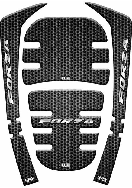 Honda Forza 2021 - 2024 Uyumlu Tank Pad 003