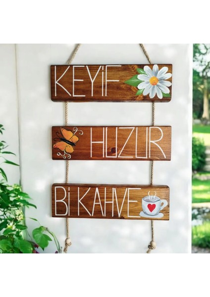 Bahçe Süsü Duvar Süsü Balkon Süsü Dekorasyon Teras Kapı Süsü Mutfak Süsü Hediyelik Eşya Ölçü 60*30
