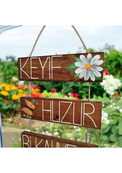 Bahçe Süsü Duvar Süsü Balkon Süsü Dekorasyon Teras Kapı Süsü Mutfak Süsü Hediyelik Eşya Ölçü 60*30
