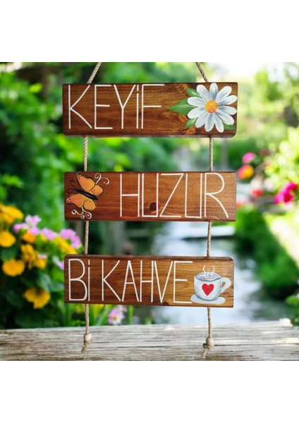 Bahçe Süsü Duvar Süsü Balkon Süsü Dekorasyon Teras Kapı Süsü Mutfak Süsü Hediyelik Eşya Ölçü 60*30