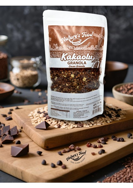 Kakaolu Granola 300GR Katkısız Koruyucusuz 1. Kalite Ürünlerden Hazırlanmış Doğal Içerik. fırsatları