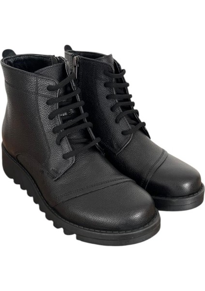 Freefoot Zey-5038 Deri Kadın Bot - Siyah fiyatları