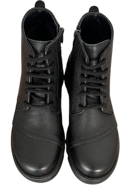 Freefoot Zey-5038 Deri Kadın Bot - Siyah fırsatları