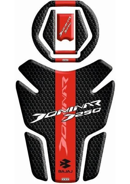 Bajaj Dominar 250 2020 - 2024 Uyumlu Tank Pad