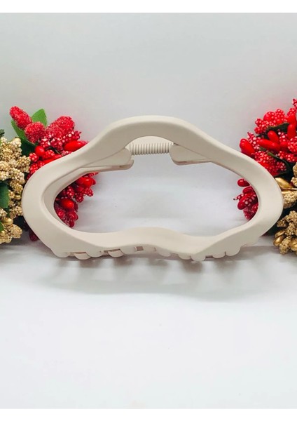 Kadın Soft Renkli Mandal Toka Saç Tokası 11 cm Büyük Boy modelleri