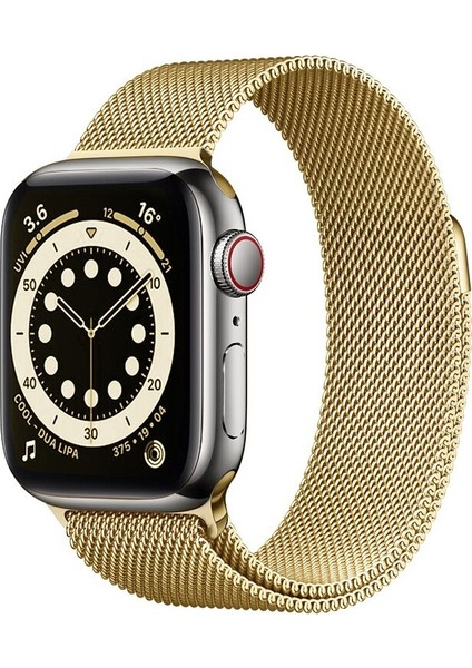 Apple Watch 7 8 45MM Kordon Milano Loop Metal Kordon