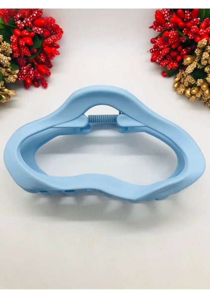 Kadın Soft Renkli Mandal Toka Saç Tokası 11 cm Büyük Boy modelleri