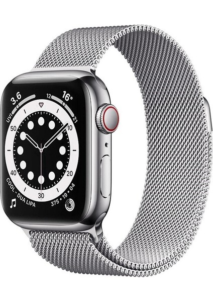 Apple Watch 7 8 45MM Kordon Milano Loop Metal Kordon