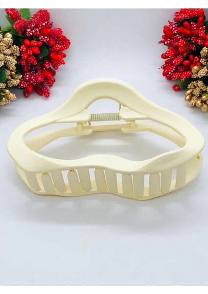 Kadın Soft Renkli Mandal Toka Saç Tokası 11 cm Büyük Boy fiyatları