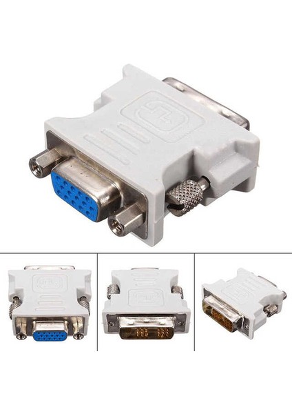 18+1 DVI To VGA Çevirici Dönüştürücü Dvi-D Single Link To VGA