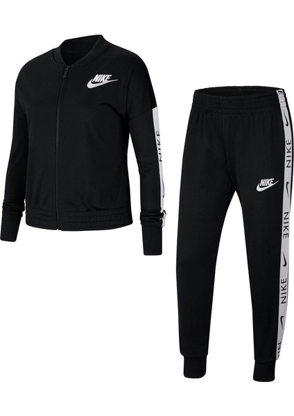 G Nsw Trk Suit Tricot Çocuk Siyah Eşofman Takimi - CU8374-010