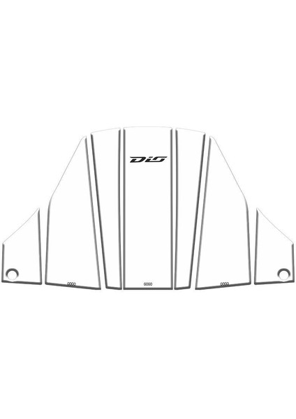 Honda Dıo 2021 - 2024 Tank Pad Set 008