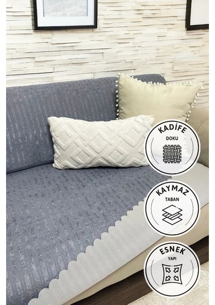 Süngerli Kadife, Koltuk Çekyat, Kanepe Örtüsü