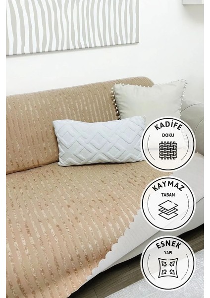 Süngerli Kadife, Koltuk Çekyat, Kanepe Örtüsü