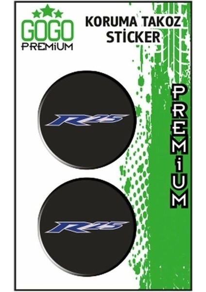 Yamaha R25 Uyumlu 2 Koruma Takozu Ikili Damla Sticker