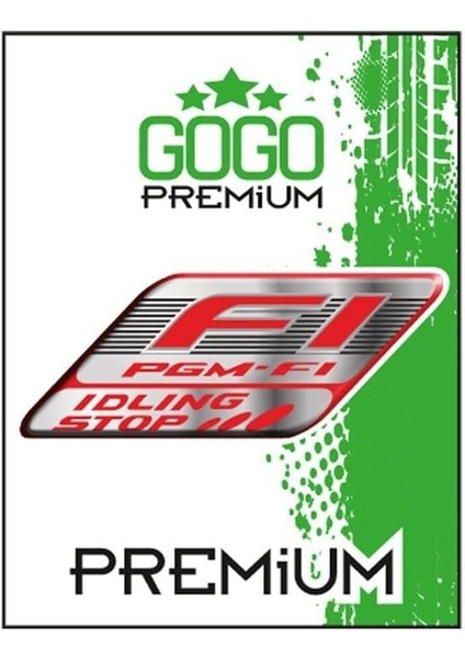 Honda Uyumlu Pgm-Fı 1 Tekli Damla Sticker