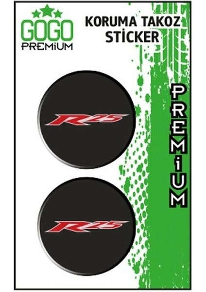 Yamaha R25 Uyumlu 1 Koruma Takozu Ikili Damla Sticker
