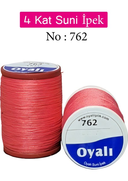 4 Kat Suni Ipek Iplik Iğne Oyası Boncuk Ipi Tığ Oyası NO:762