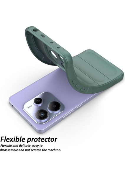 Xiaomi Redmi Note 14 4g Uyumlu Kılıf Esnek Tpu Oyuklu Arka Yüzey Tasarımlı Silikon Kapak fiyatları