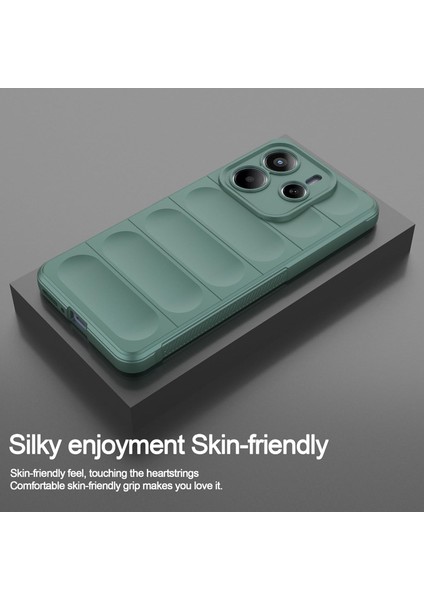 Xiaomi Redmi Note 14 4g Uyumlu Kılıf Esnek Tpu Oyuklu Arka Yüzey Tasarımlı Silikon Kapak modelleri