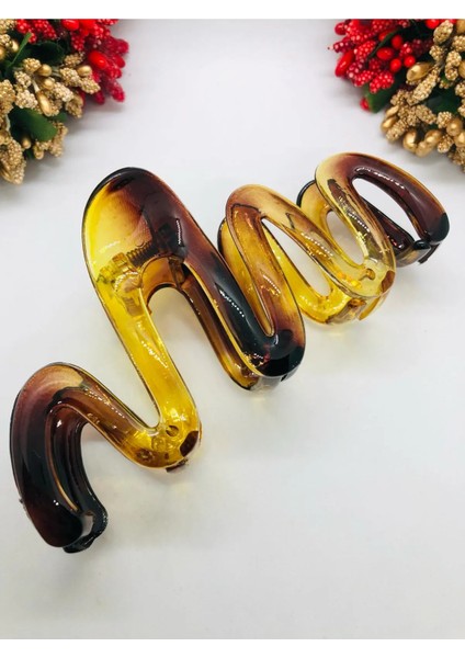 Fransız Tasarımı Dalgalı Saç Tokası Pinterest Ithal Mandal Toka 13 cm