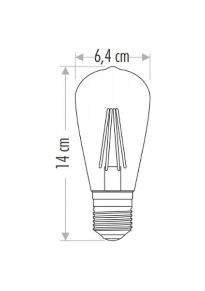 Rustik Ampul E27 Günışığı