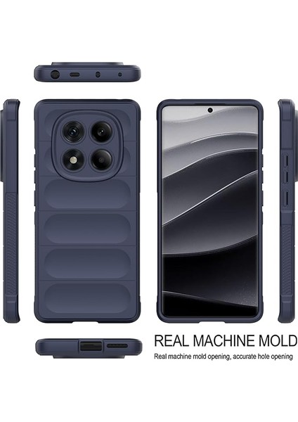 Xiaomi Redmi Note 14 Pro 4g Uyumlu Kılıf Esnek Tpu Oyuklu Arka Yüzey Tasarımlı Silikon Kapak modelleri