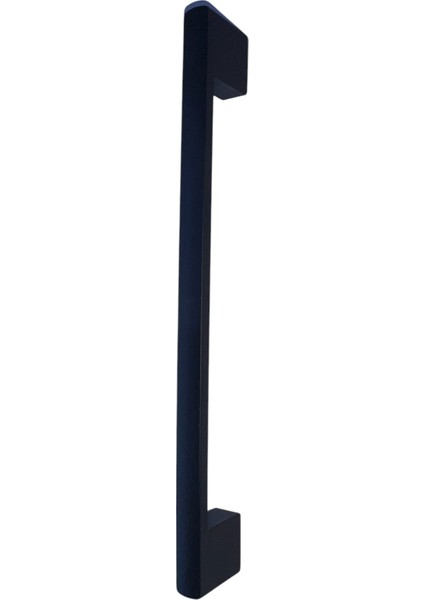 Mobilya Mutfak Çekmece Kapak Kulbu.zamak Alaşım Kale Tip Siyah Mat Kulp ( Çift Ölçü 160/192MM) 50 Adet