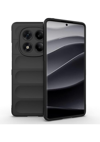 Xiaomi Redmi Note 14 Pro 4g Uyumlu Kılıf Esnek Tpu Oyuklu Arka Yüzey Tasarımlı Silikon Kapak