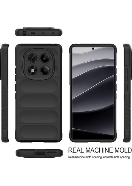 Xiaomi Redmi Note 14 Pro 4g Uyumlu Kılıf Esnek Tpu Oyuklu Arka Yüzey Tasarımlı Silikon Kapak modelleri
