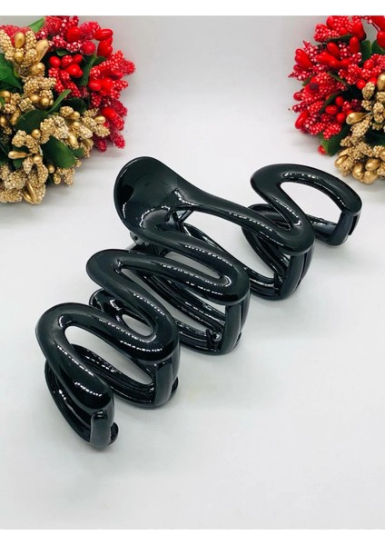 Fransız Tasarımı Dalgalı Saç Tokası Pinterest Ithal Mandal Toka 13 cm