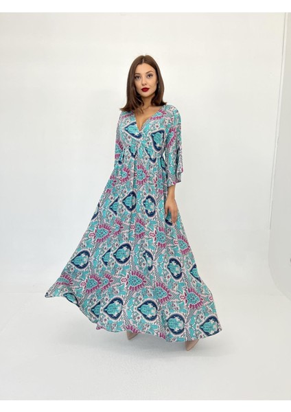 7035 Elbise-Mint