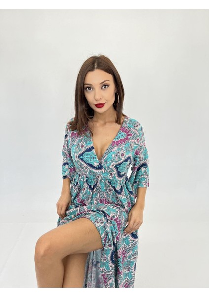 7035 Elbise-Mint