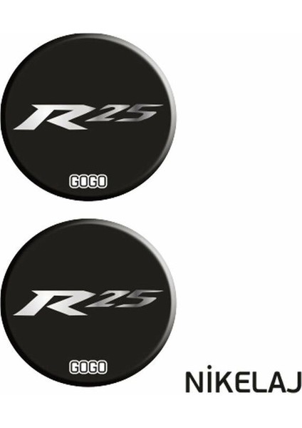 Yamaha R25 Uyumlu Koruma Takoz 2 (4x4) Ikili Damla Etiket