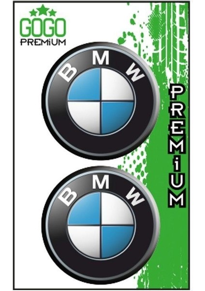 Bmw Uyumlu (5x5 Cm) Ikili Damla Etiket