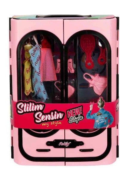 Mulvxgrbz GRZ02 Anlily Stilim Sensin Elbise Dolabı - 02440 (Mulvix)