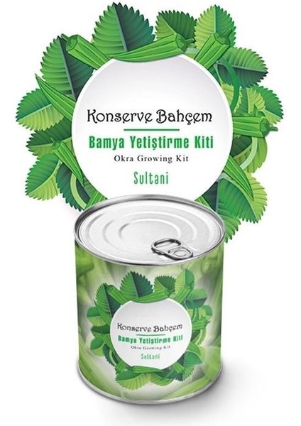Buffer® Konserve Bahçem Evde Konservede Sultani Bamya Yetiştirme Kiti