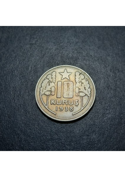 3996368168C43A9393 (1938) 10KURUŞ 1938 Ççt+/ca Eski Madeni Para