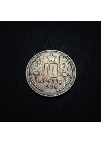 3996368168C43A9393 (1938) 10KURUŞ 1938 Ççt+/ca Eski Madeni Para