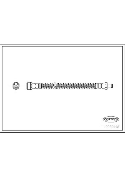 Fren Hortumu Arka Mercedes W211 S211 C219 W220 R230