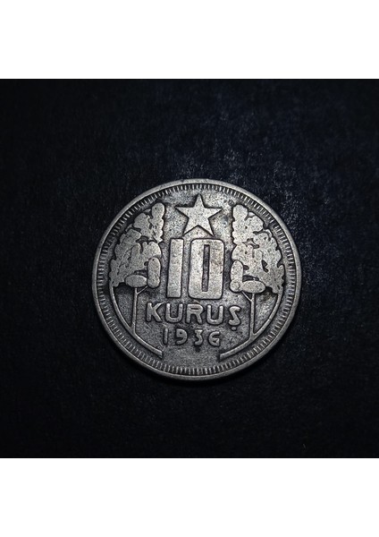 3996368168B611EB85 1936 10KURUŞ (Rr) Nadir Çıkar Çt/çt+ Eski Yerli Madeni Para