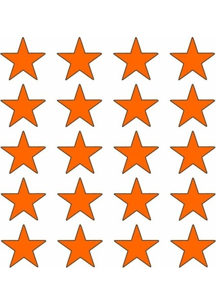 Cg Turuncu Yıldız Sakal Şeridi