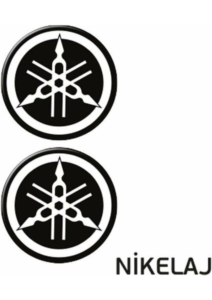 Yamaha Uyumlu 4 (5x5 Cm) Ikili Damla Etiket