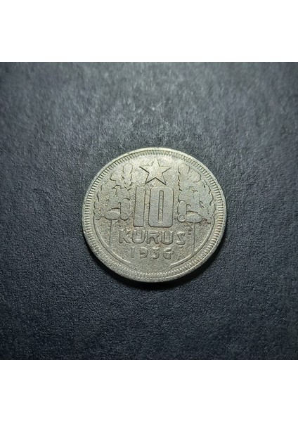 3996368168EC9065FE 10KURUŞ 1936 (Rr) Temiz/çt Eski Madeni Para
