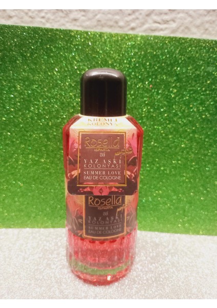Yaz Aşkı Parfümlü Kremli Cam Kolonya 220 ml