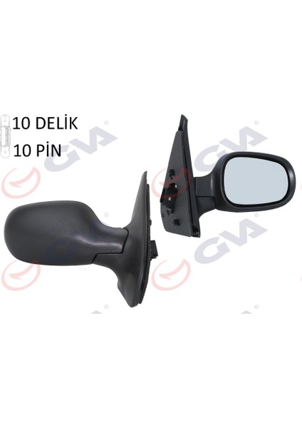 Dış Dikiz Aynası Sağ Symbol 00 Elektrikli Konveks 3 Fiş VM-136EHSR